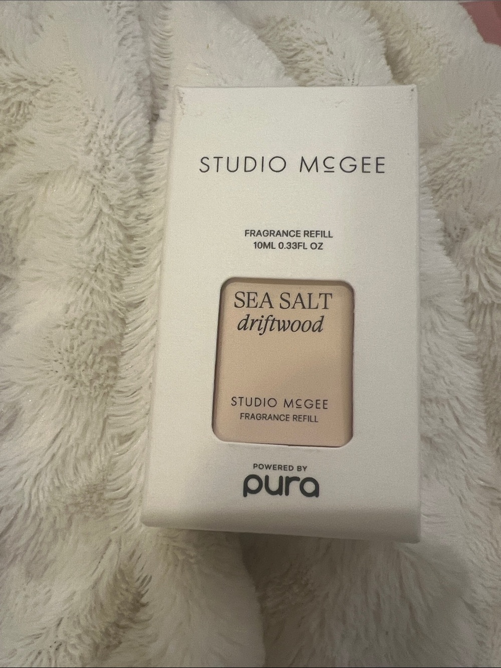 Studio McGee Pura Sea Salt Driftwood Fragrance Refill - Cream New in Box